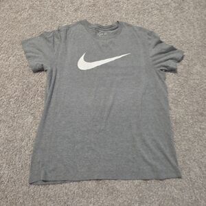 Nike Gray T-Shirt with White Logo